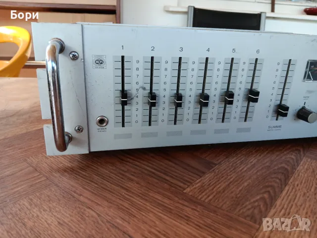 Усилвател/миксер Telewatt M 126 -16кг, снимка 3 - Ресийвъри, усилватели, смесителни пултове - 48099639