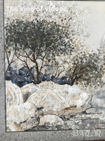 Авторска голяма картина ( ръчно направена от мидички ) , снимка 4 - Картини - 52546278