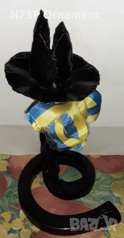 ШВЕДСКИ СВЕЩНИК. КОВАНО ЖЕЛЯЗО. , снимка 2 - Колекции - 32689655