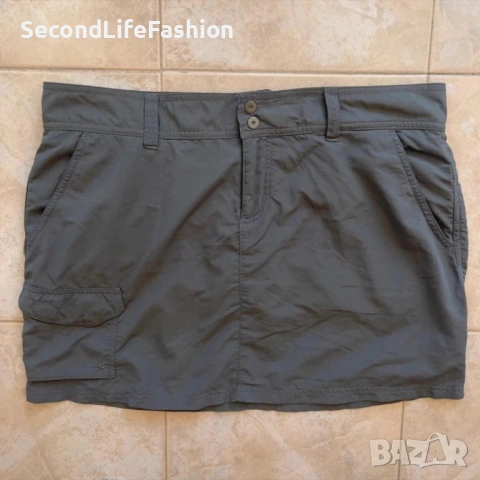 Дамска спортна пола Columbia размер M-L Omni-Shade с джобове сива къса