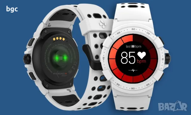 НОВ Часовник smartwatch MyKronoz ZeSport 2 GPS, Optical HR, White/Black