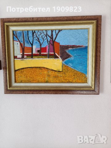 Стара маслена картина, снимка 1