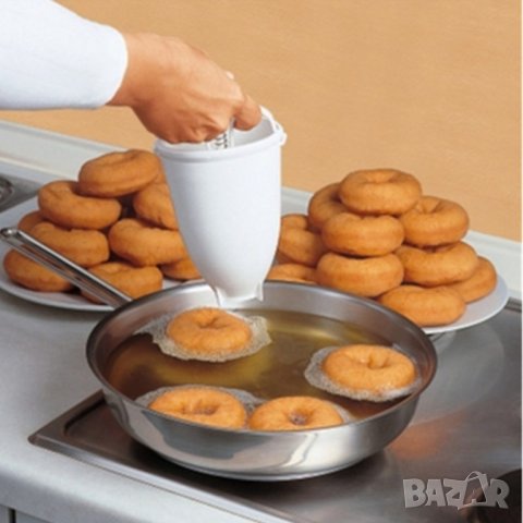 Уред - шприц за понички Donut Maker, снимка 3 - Други - 43908826