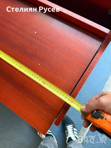 021133 бюро от дърво 110/55см цена 70 лв или 35,79 евро смр -110см / 55см широко, 75см високо - МДФ , снимка 7 - Бюра - 52282664