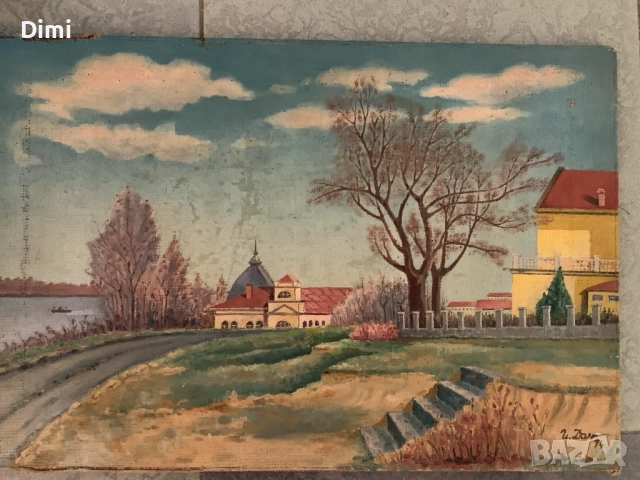 ИВАН ДАНЧЕВ масло/картон, снимка 3 - Картини - 52827136