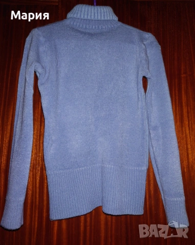 Пуловер с висока яка, снимка 3 - Блузи с дълъг ръкав и пуловери - 53515581