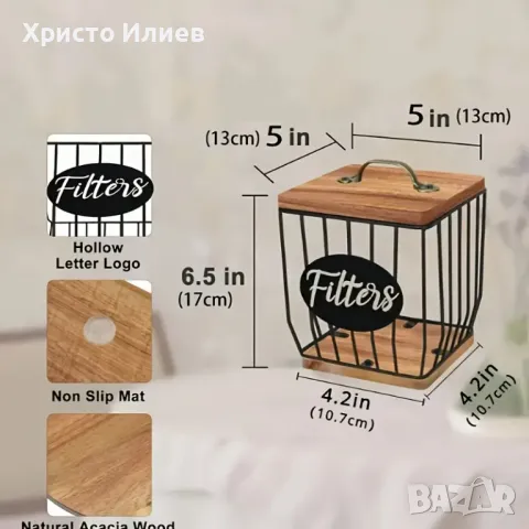 Метална поставка за кафе капсули Органайзер Стойка за съхранение, снимка 3 - Други стоки за дома - 50285859