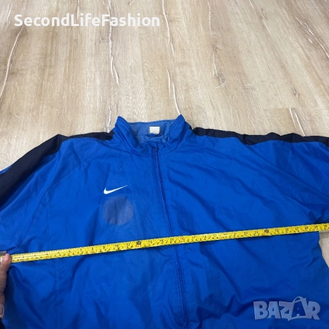 Винтидж яке Nike от 90-те години с голямо лого синьо зимно размер XXL., снимка 3 - Якета - 52287810