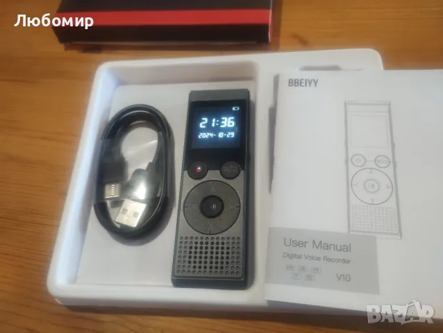 BBEIYY Цифров диктофон V10, снимка 2 - Друга електроника - 48961571