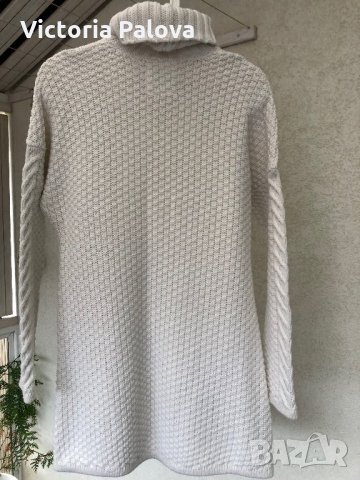 Модерен пуловер ,памук,млечен цвят, снимка 6 - Блузи с дълъг ръкав и пуловери - 26935095