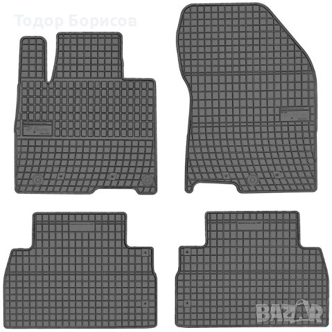 Стелки гумени за Hyundai Santa Fe IV 2018- /411142/, снимка 2 - Аксесоари и консумативи - 43930724