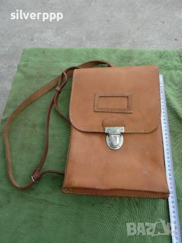 Командирска чанта от дебела естествена кожа