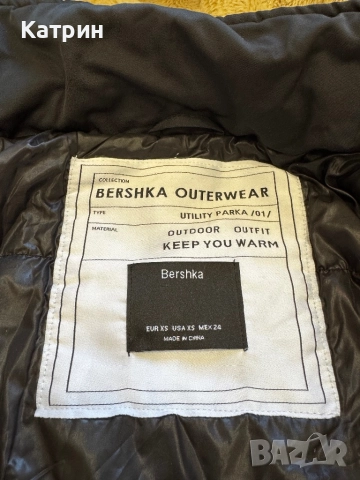 Зимно яке черно Bershka , снимка 6 - Якета - 51788549