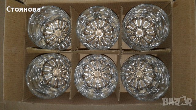 Сервиз - 6 броя стъклени чаши, снимка 6 - Сервизи - 40862156
