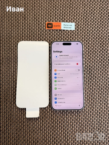 НОВ!*ЛИЗИНГ* iPhone 17 Pro Max 90лв/м 256* / Silver*17 про макс, снимка 4 - Apple iPhone - 52886051