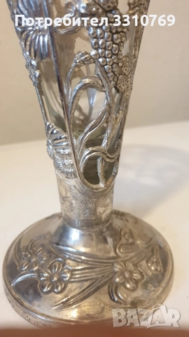 Красиви метални вази. , снимка 2 - Вази - 52563181