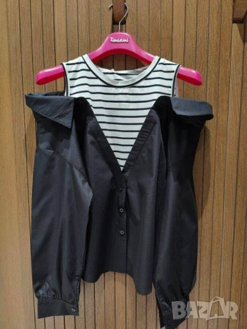 Риза с отворени рамене  