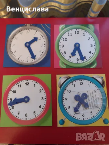 Детска игра Научи часовника + пъзел с часовник и сезони, снимка 13 - Образователни игри - 48085219