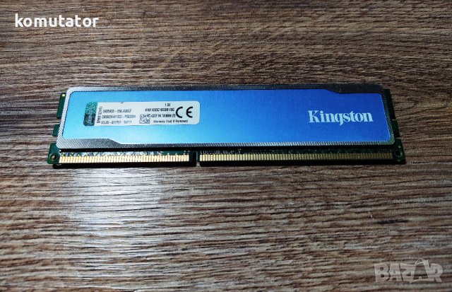 RAM 8GB DDR3 Kingston HyperX blu, снимка 2 - RAM памет - 43854921