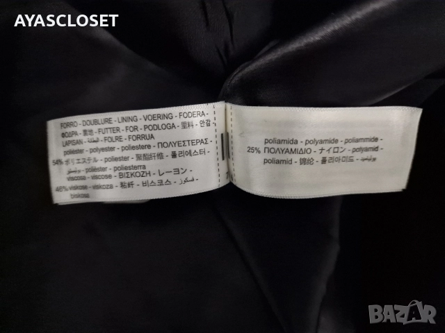 Палто Zara в шоколадово кафяво, снимка 6 - Палта, манта - 52329360