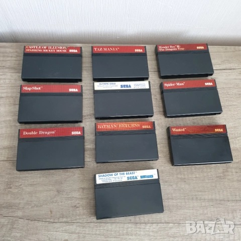 Оригинални игри за Sega Master -10 броя