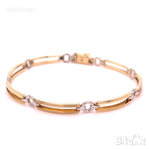 Златна мъжка гривна 9,34гр. 21,0см. 14кр. проба:585 модел:36478-6