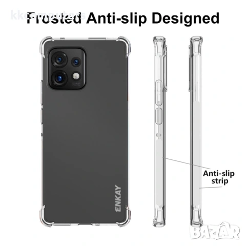 Motorola Moto X40 5G / Edge 40 Pro 5G / Edge+ (2023) ENKAY Силиконов Калъф и Протектор, снимка 4 - Калъфи, кейсове - 53153102