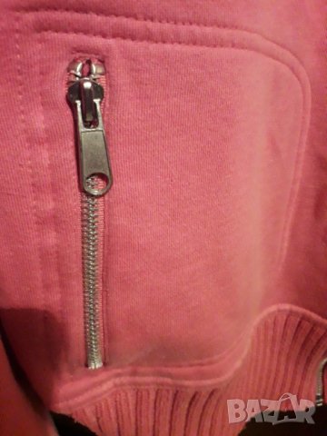 Дамска памучна жилетка с цип, снимка 3 - Жилетки - 27938833