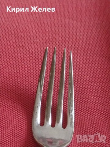 Стара вилица за десерт Английски стил с печати за КОЛЕКЦИОНЕРИ 42121, снимка 2 - Други ценни предмети - 43862426