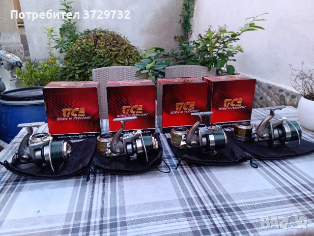 продавам четири броя шаранджийски макари Tica Scepter GTX, снимка 6 - Макари - 52438291