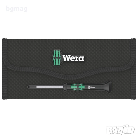 Wera комплект 12бр.отвертки електроника и фина механика, снимка 3 - Отвертки - 52340331