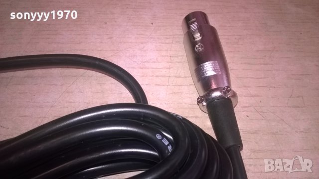 shure mic cable-нов кабел за микрофон-65лв за брои, снимка 6 - Микрофони - 27396315