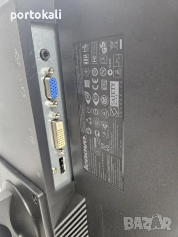 +Гаранция! Монитор Lenovo LT2252P 22" инча + кабели, снимка 11 - Монитори - 50986278