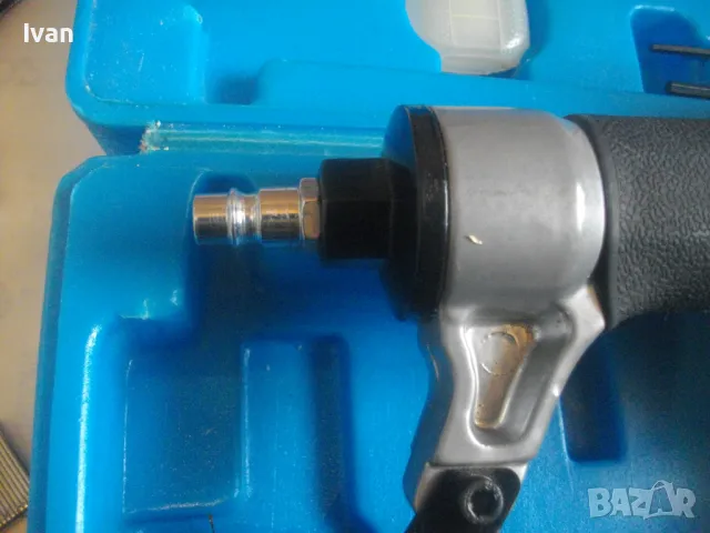 TROVEX KINZO HOLLAND НОВ ПНЕВМАТИЧЕН ТАКЕР ПЪЛЕН КОМПЛЕКТ комбиниран скоби пирони 16-32мм, снимка 6 - Други инструменти - 47782092