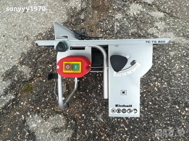 EINHELL TC-TS820 НАСТОЛЕН ЦИРКУЛЯР ОТ ФРАНЦИЯ 0410251711, снимка 17 - Други инструменти - 51944525