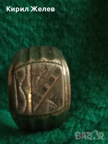 Пръстен стар бронзов 18226, снимка 4 - Декорация за дома - 33544656