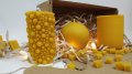 "Жълтата кутия"-Свещ балончета+Свещ сфера+Бурканче от пчелен восък, снимка 2