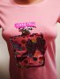 Розова дамска тениска с въртящи се пайети във форма на шише, снимка 5