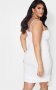 PrettyLittleThing Бяла секси рокля с тънки презрамки размер L, снимка 2