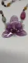 Колие с естествен цвят на орхидея , снимка 3