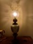 ретро бронзова настолна лампа , снимка 3