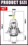 Нови mini H7 LED / мини ЛЕД диодни 360 градуса крушки с canbus и вентилатор 6500K, 130W, снимка 10