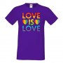 Мъжка тениска Love Is Love 2 multicolor Прайд,Празник.Повод,Изненада, снимка 11