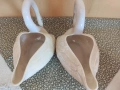 Ръчно изработени и рисувани лебеди кариери Belleek, снимка 4