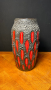 Немска керамична ваза лава стил, снимка 3