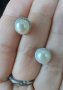 Японски дизайнерски обеци с естествена перла и циркон - проба 925 / Oт "Swan" pearls , снимка 10