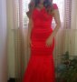 Бална червена рокля, снимка 1 - Рокли - 15826332