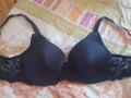 Черен сутиен с оттенък и дантела М, снимка 3
