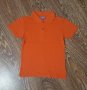 Оранжева тениска с яка 116см-5лв.НАМАЛЕНИЕ, снимка 1 - Детски тениски и потници - 28879504