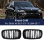 Бъбреци с двойни ребра черен лак за BMW Серия X5 F15 F16 2014 до 2017, снимка 1